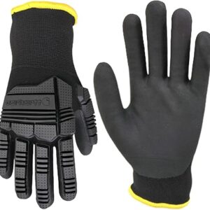 Carhartt Men's GC0823M Thermal Knuckle Guard Nitrile Glove