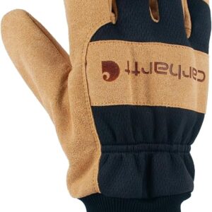 Carhartt Men's GW0836M Synthetic Suede Knit Cuff Glove